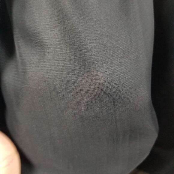 JR Nites By Caliendo Y2K 90s Flowy Sheer Velvet Pattern Party Prom Pants Size 10 - Picture 7 of 16